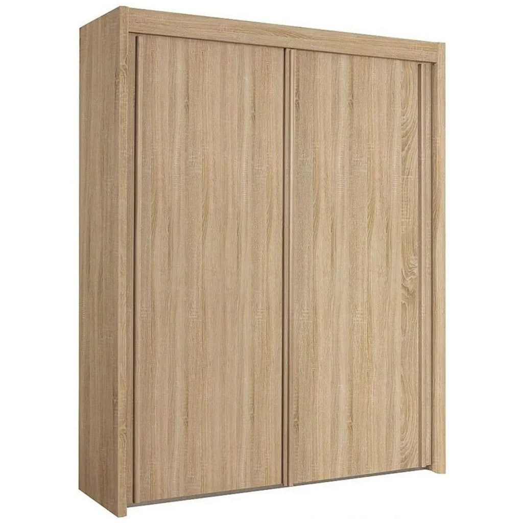 Imperial 2 Door Artisan Oak Sliding Wardrobe (181cm wide)-Furniture-Rauch-197 cm-Levines Furniture