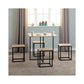 Kent Stowaway Dining Set-Furniture-Seconique-Sonoma Oak Effect/Black-Levines Furniture