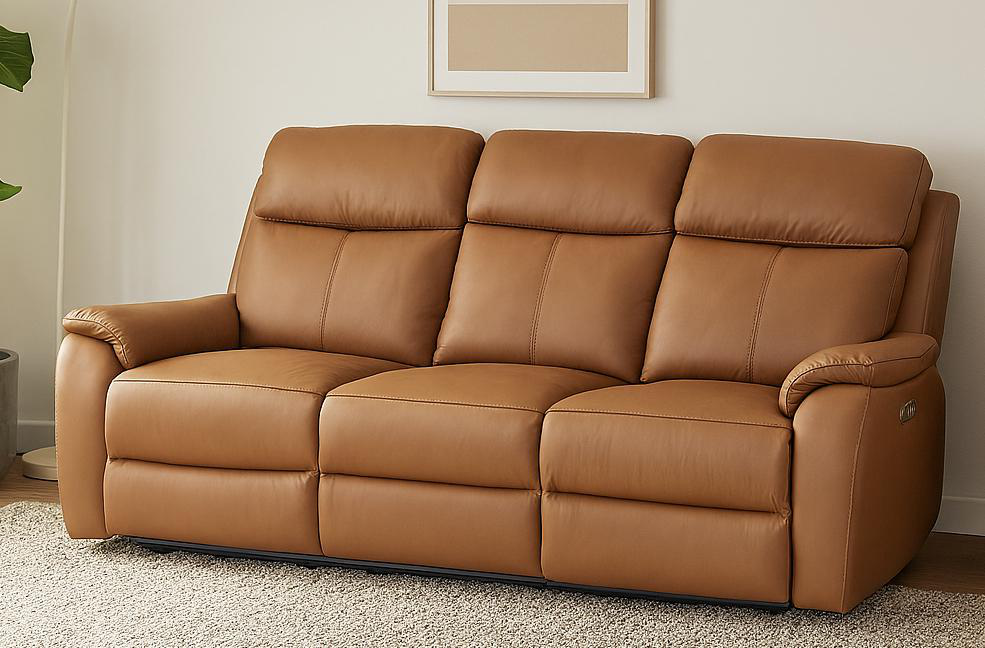 Kingstone Corner 2C2 Power Recliner shown in a styled living room