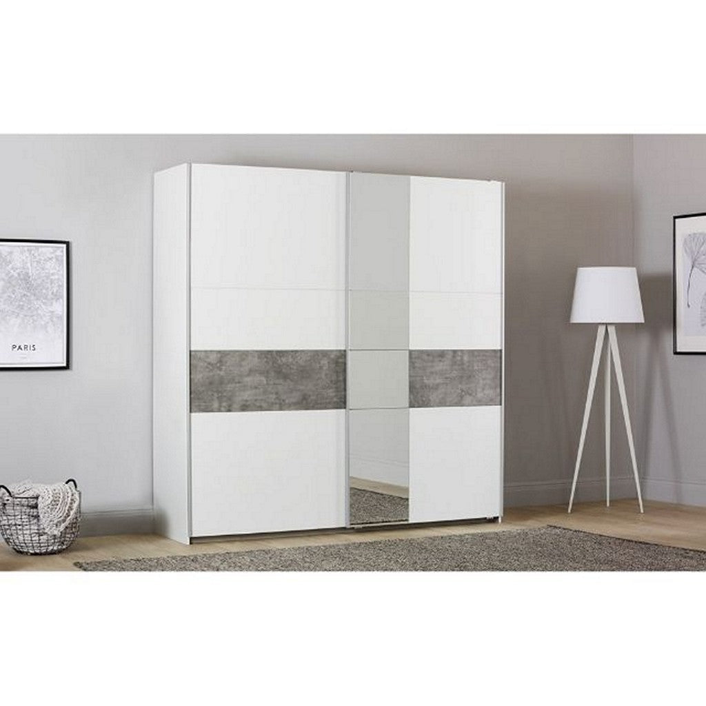 Korbach Wardrobe-Furniture-Rauch-218 cm wide-Levines Furniture