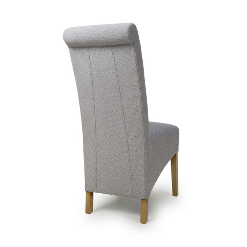 Krista Weave Light Grey Dining Chair-Furniture-Shankar-Levines Furniture
