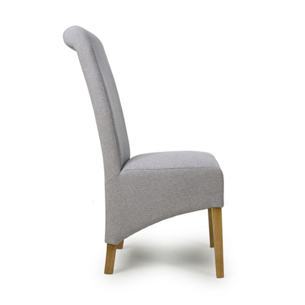 Krista Weave Light Grey Dining Chair-Furniture-Shankar-Levines Furniture