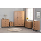 Leon 2 Door Combination Wardrobe-Furniture-Seconique-Levines Furniture