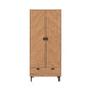 Leon 2 Door Combination Wardrobe-Furniture-Seconique-Levines Furniture