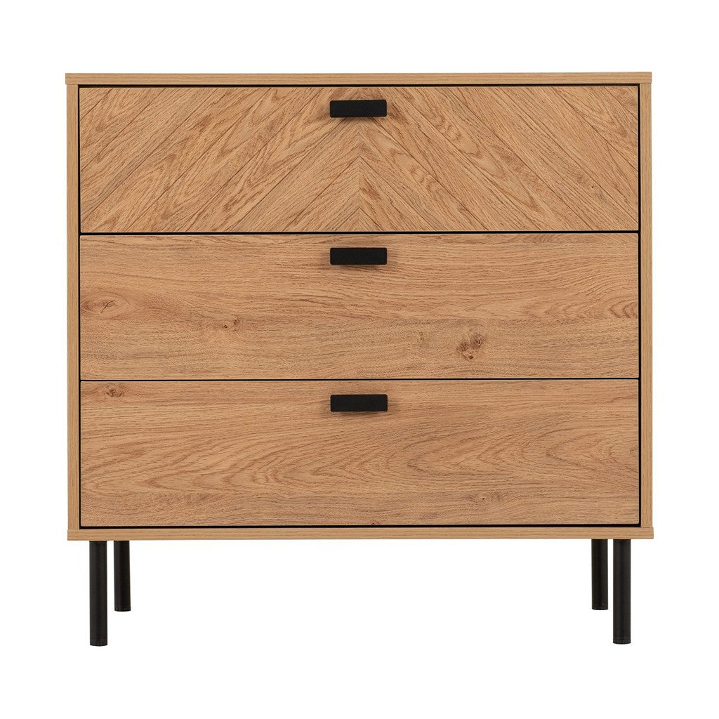 Leon 3 Drawer Chest-Furniture-Seconique-Levines Furniture