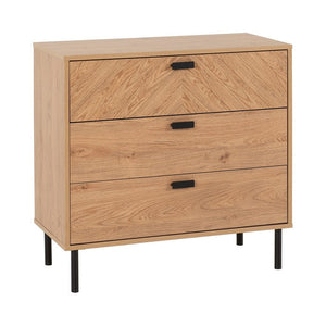 Leon 3 Drawer Chest-Furniture-Seconique-Levines Furniture