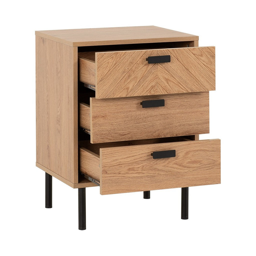 Leon Bedside Cabinet-Furniture-Seconique-Levines Furniture