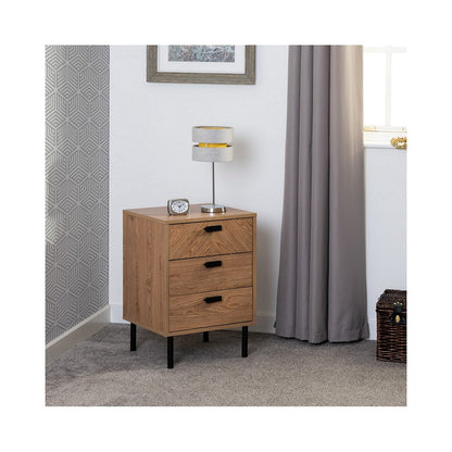 Leon Bedside Cabinet-Furniture-Seconique-Levines Furniture