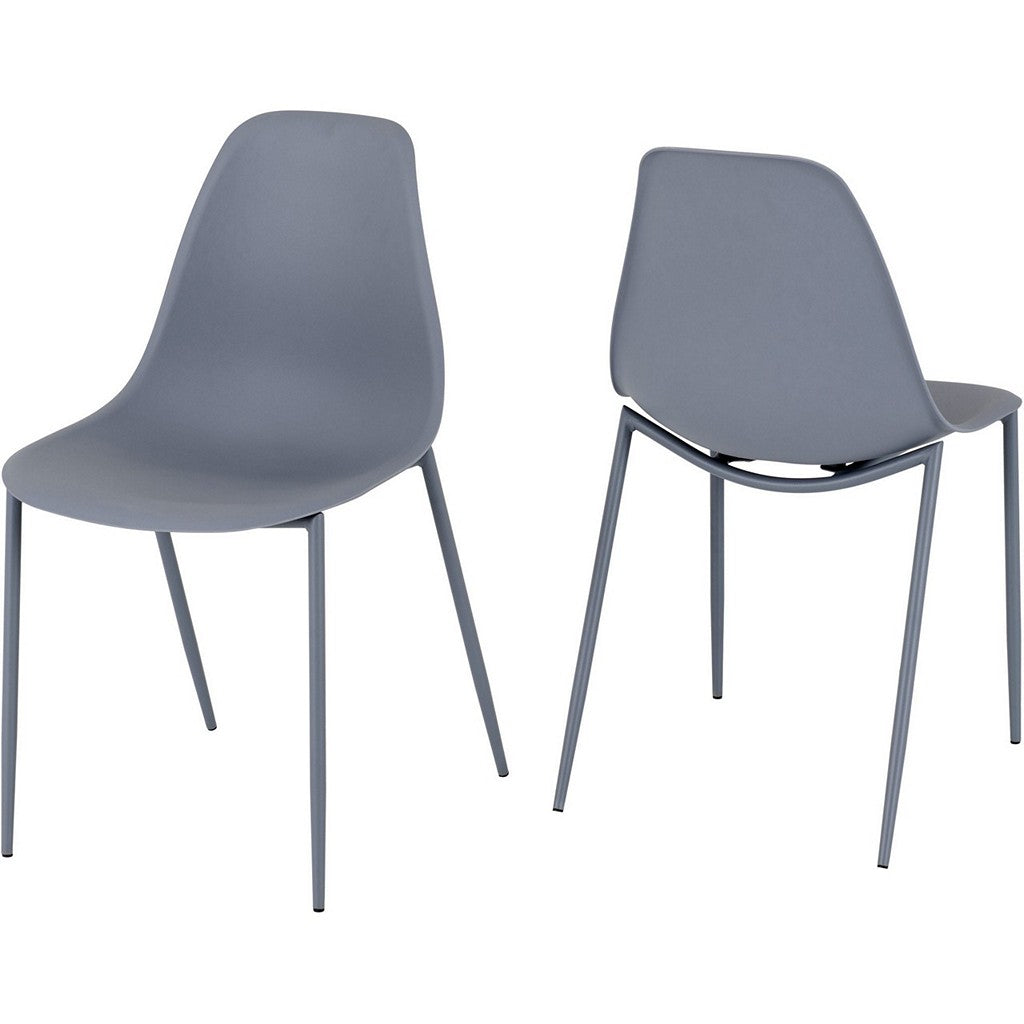 Lindon Dining Chairs-Furniture-Seconique-Grey-Levines Furniture