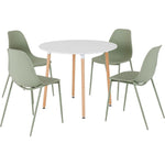 Lindon Dining Set-Furniture-Seconique-Green-Levines Furniture