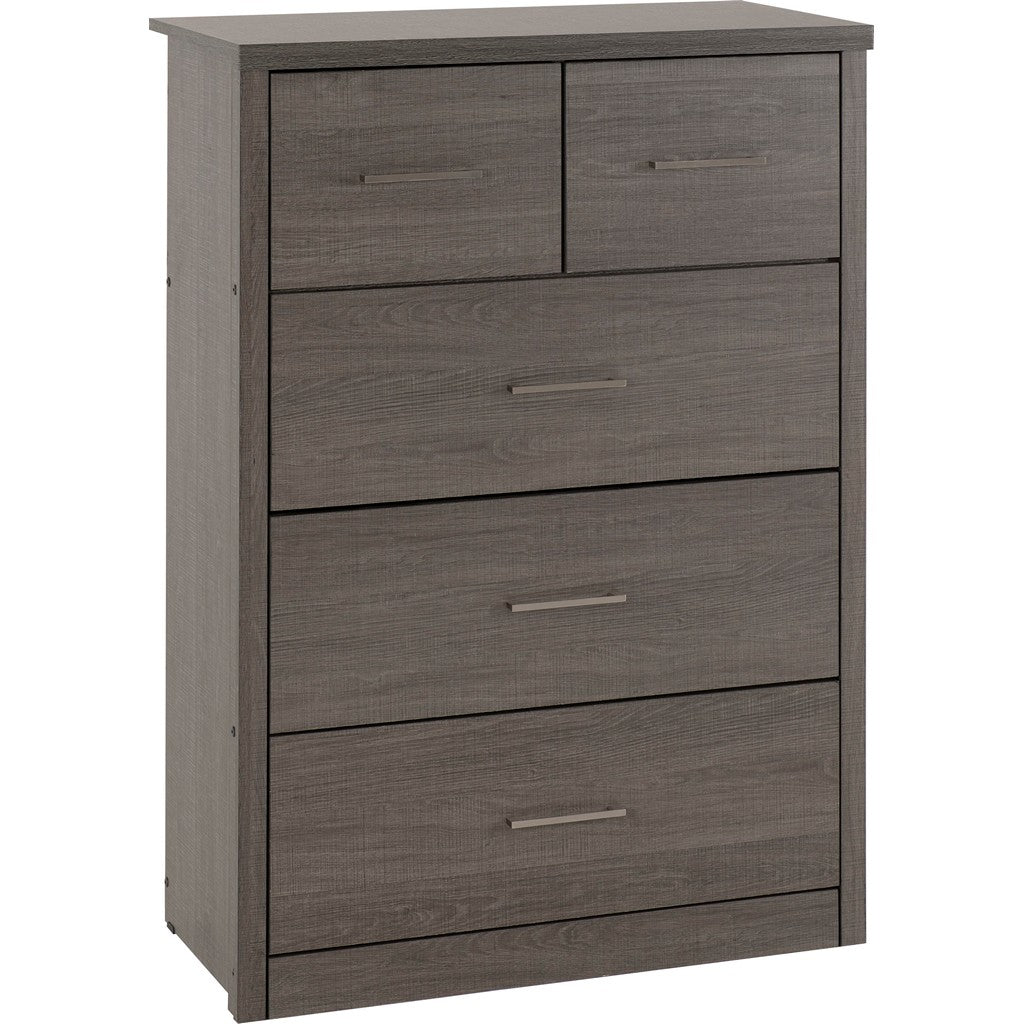 Lisbon 3 + 2 Drawer Chest-Furniture-Seconique-Levines Furniture