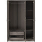 Lisbon 3 door Wardrobe-Furniture-Seconique-Levines Furniture