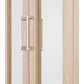 Lisbon 4 door Wardrobe-Furniture-Seconique-Black Wood Grain-Levines Furniture