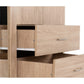 Lisbon 4 door Wardrobe-Furniture-Seconique-Black Wood Grain-Levines Furniture