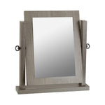 Lisbon Dressing Mirror-Furniture-Seconique-Black Wood Grain-Levines Furniture