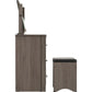 Lisbon Dressing Table Set and Mirror-Furniture-Seconique-Levines Furniture