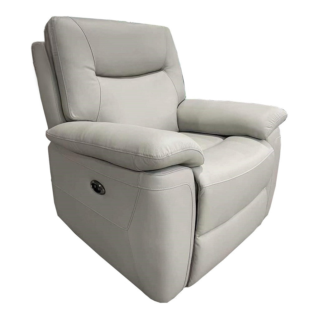 Lucia Armchair (Recliner)-Furniture-Exclusive-Pearl Grey-Levines Furniture