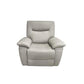 Lucia Armchair (Recliner)-Furniture-Exclusive-Pearl Grey-Levines Furniture