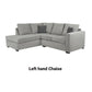 Lucy Chaise-Furniture-Sofa Factory-Cream-Right Hand-Levines Furniture