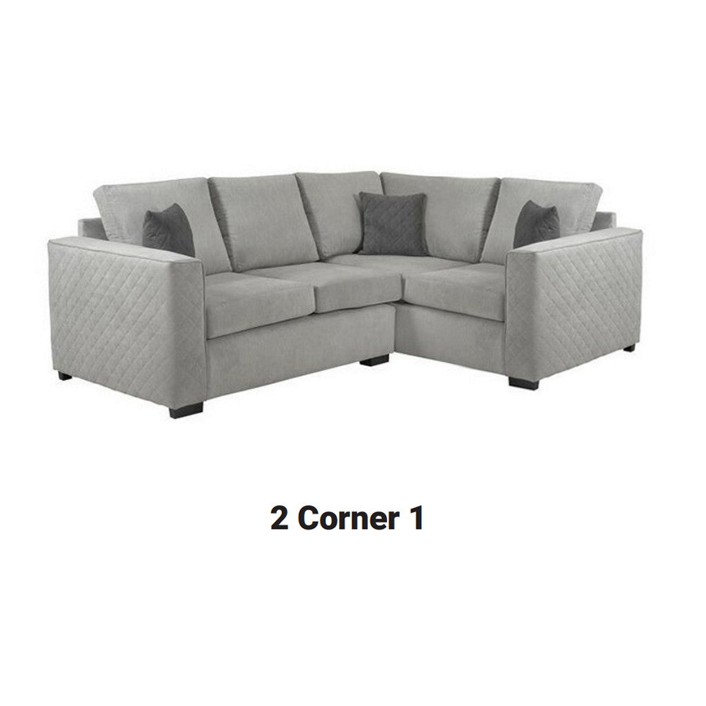 Lucy Corner Suite-Furniture-Sofa Factory-Cream-2 Corner 1-Levines Furniture