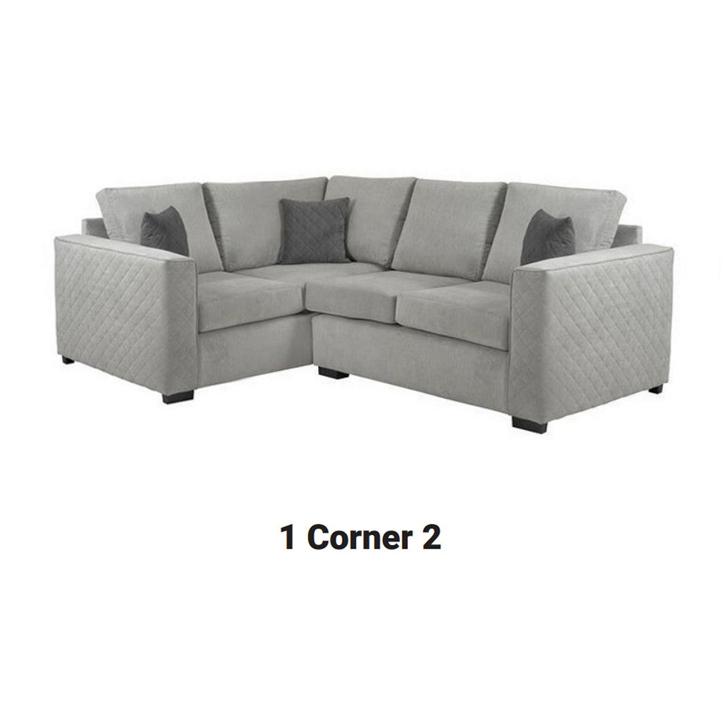 Lucy Corner Suite-Furniture-Sofa Factory-Cream-2 Corner 1-Levines Furniture