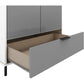 Madrid 2 Door Combination Wardrobe-Furniture-Seconique-Levines Furniture