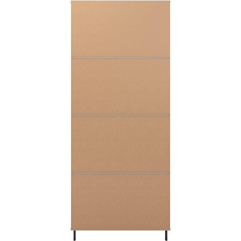 Madrid 2 Door Combination Wardrobe-Furniture-Seconique-Levines Furniture