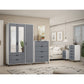 Madrid 3 + 2 Drawer Chest-Furniture-Seconique-Levines Furniture