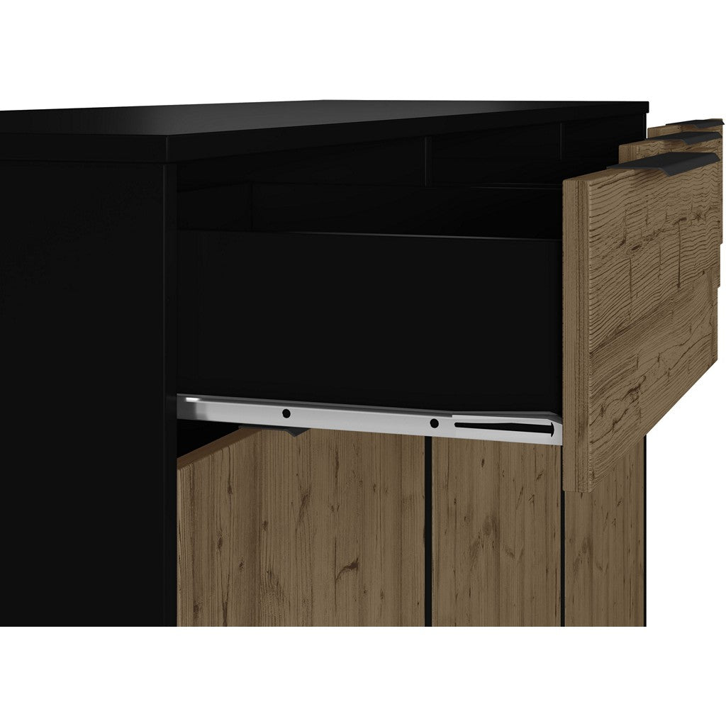 Madrid 3 Door Sideboard-Furniture-Seconique-Levines Furniture