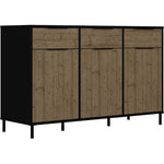 Madrid 3 Door Sideboard-Furniture-Seconique-Levines Furniture