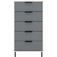 Madrid 5 Drawer Chest-Furniture-Seconique-Levines Furniture