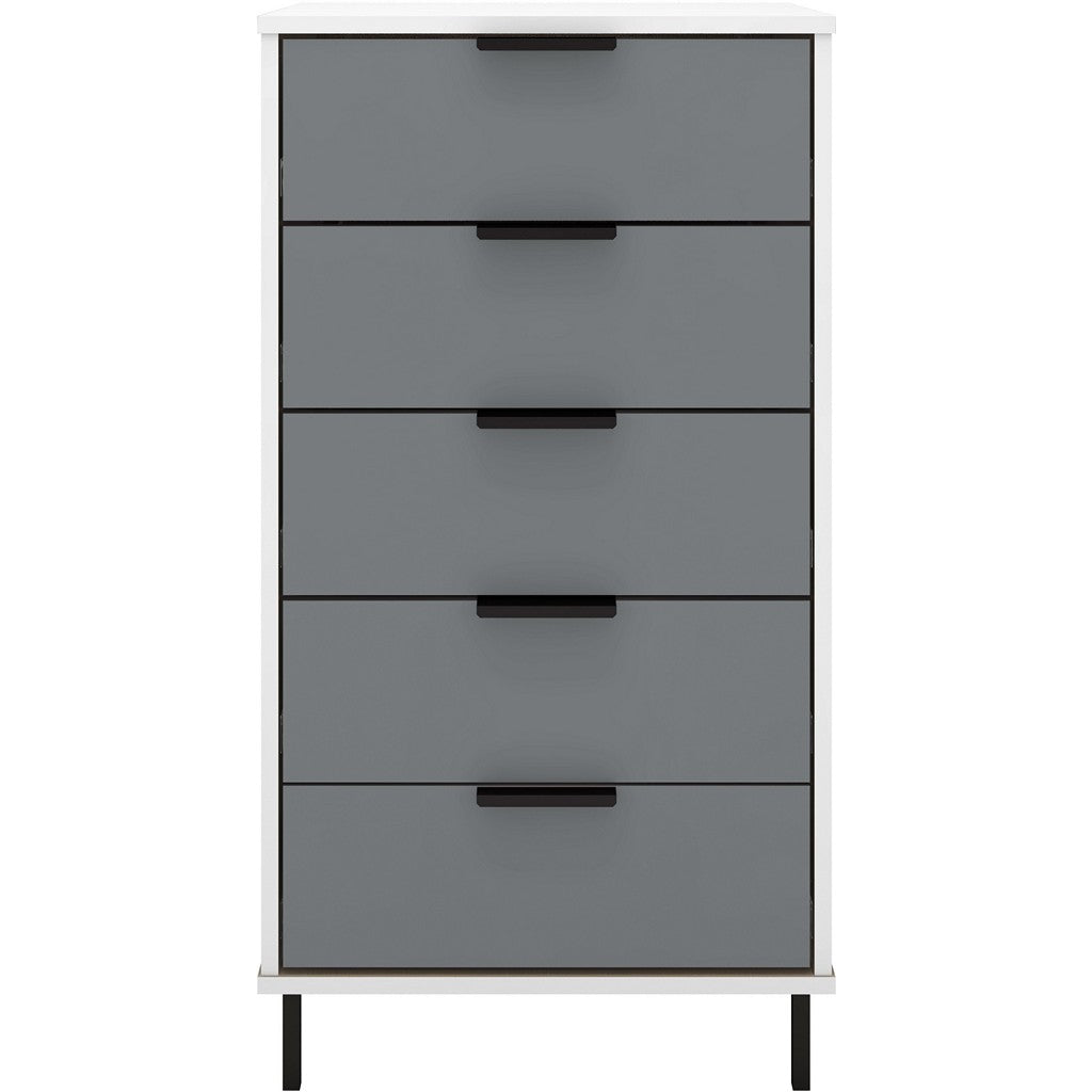 Madrid 5 Drawer Chest-Furniture-Seconique-Levines Furniture