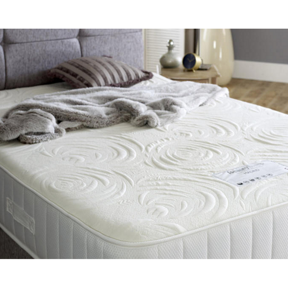 Madrid Double Divan Bed-Furniture-Beauty Sleep Beds-No Storage-Chenille Aubergine-Levines Furniture