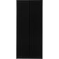 Malvern 2 Door Wardrobe-Furniture-Seconique-Black-Levines Furniture