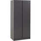 Malvern 2 Door Wardrobe-Furniture-Seconique-Grey-Levines Furniture