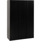 Malvern 3 Door Wardrobe Bedroom Set-Furniture-Seconique-Black-Levines Furniture