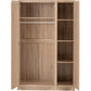 Malvern 3 Door Wardrobe-Furniture-Seconique-Grey-Levines Furniture