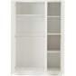 Malvern 3 Door Wardrobe-Furniture-Seconique-Grey-Levines Furniture