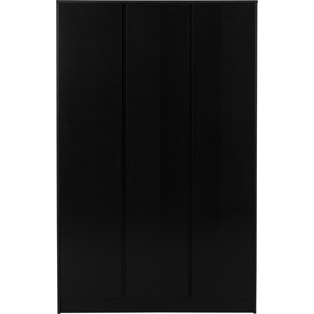 Malvern 3 Door Wardrobe-Furniture-Seconique-Grey-Levines Furniture