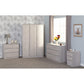 Malvern 3 Door Wardrobe-Furniture-Seconique-Grey-Levines Furniture