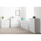 Malvern 3 Drawer Bedside-Furniture-Seconique-White-Levines Furniture