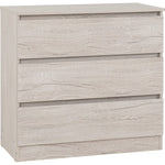 Malvern 3 Drawer Chest-Furniture-Seconique-Urban Snow-Levines Furniture