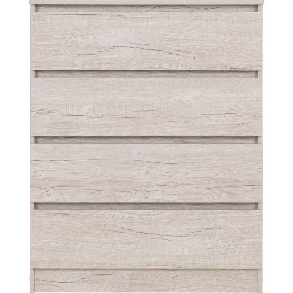 Malvern 4 Drawer Chest-Furniture-Seconique-Grey-Levines Furniture