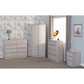 Malvern 4 Drawer Chest-Furniture-Seconique-Grey-Levines Furniture