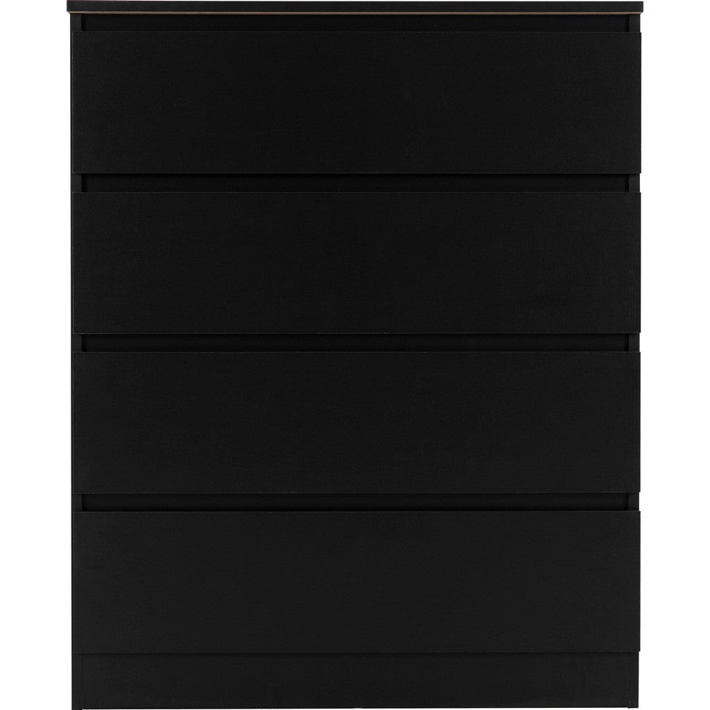 Malvern 4 Drawer Chest-Furniture-Seconique-Grey-Levines Furniture