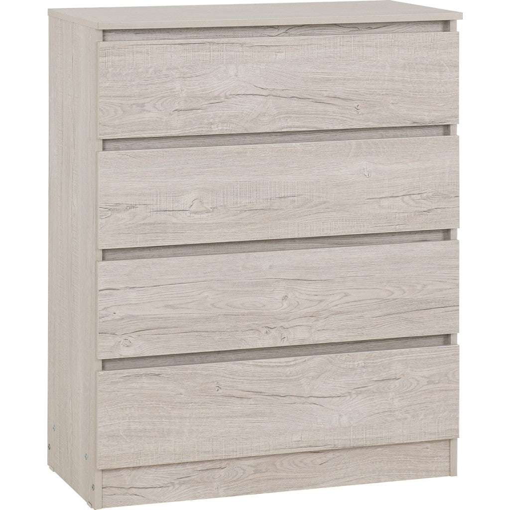 Malvern 4 Drawer Chest-Furniture-Seconique-Urban Snow-Levines Furniture