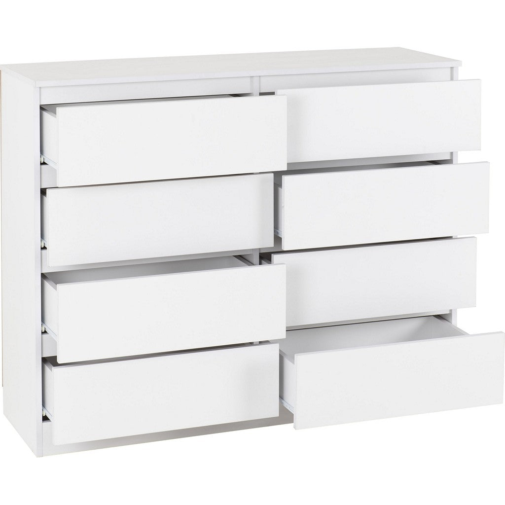 Malvern 8 Drawer Chest-Furniture-Seconique-Grey-Levines Furniture