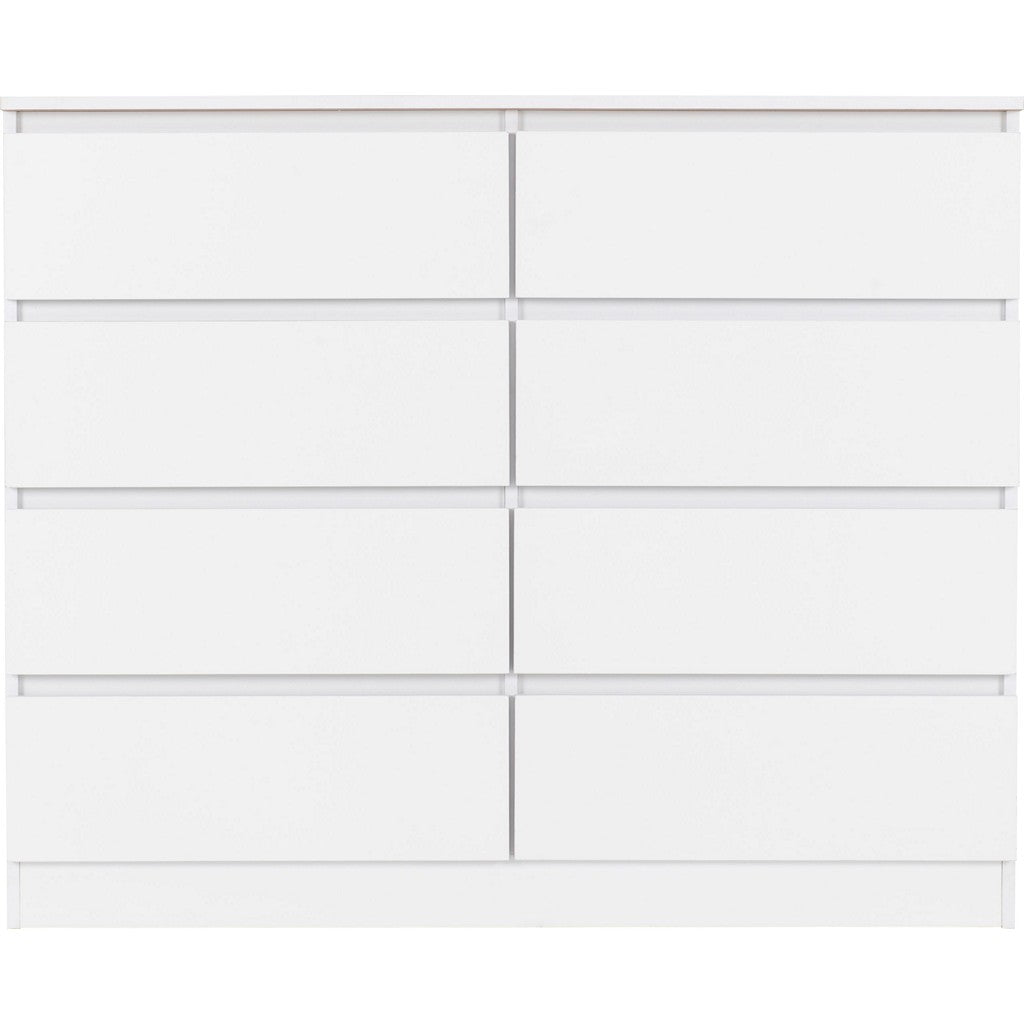 Malvern 8 Drawer Chest-Furniture-Seconique-Grey-Levines Furniture