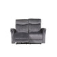 Mortimer 2 Seater Sofa (Recliner)-Furniture-Vida-Graphite-Levines Furniture