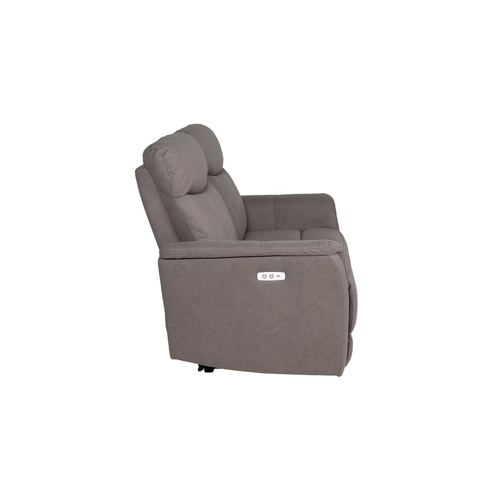 Mortimer 2 Seater Sofa (Recliner)-Furniture-Vida-Graphite-Levines Furniture